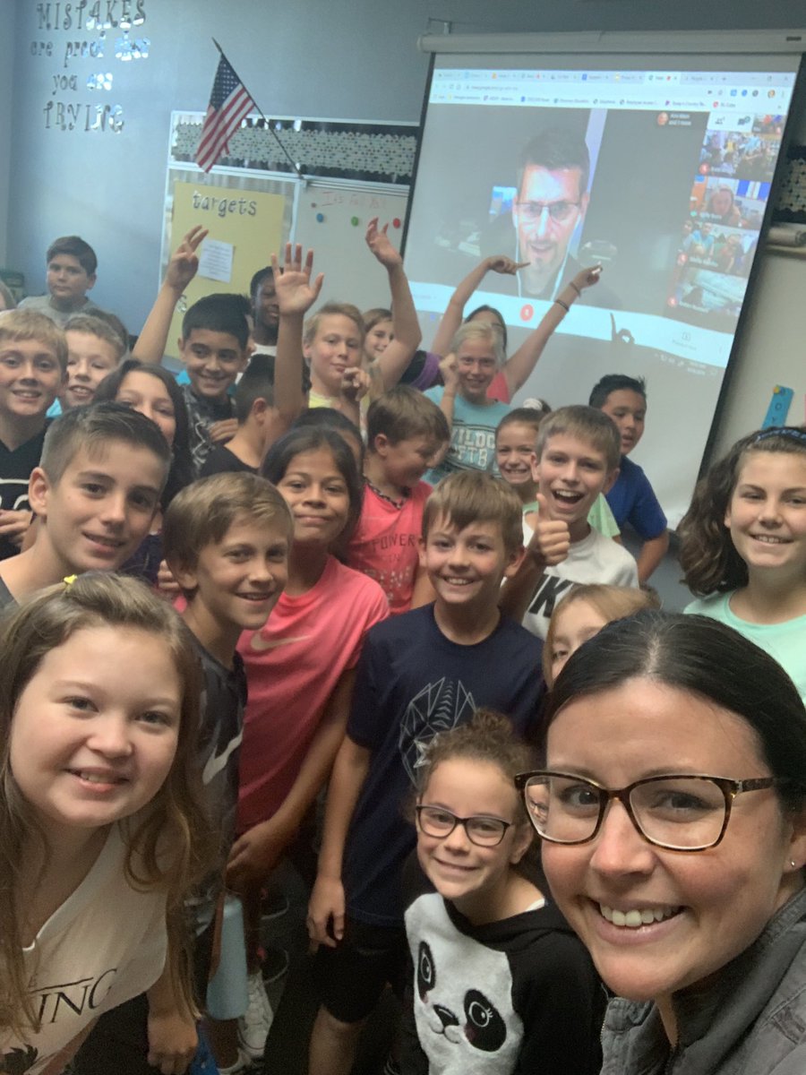 It’s not everyday you get to visit with an author! Thank you <a href="/tomrogersbook/">Tom Rogers</a> for your time today. You are a true inspiration for these 5th grade readers and writers.