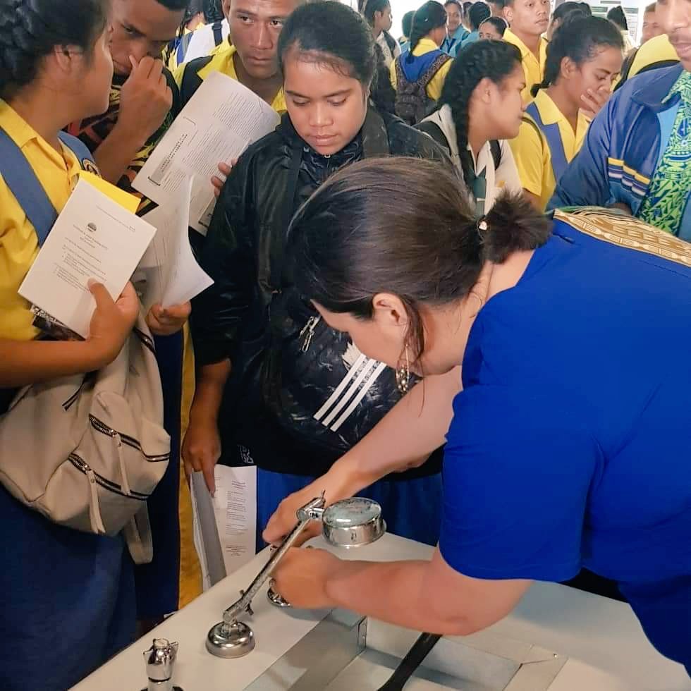 EDAPTC's tweet photo. Great to see #TVET feature in the Savaii Career day.  APTC so glad to join national partners &amp; I hope our trainers inspired more young people in #Samoa see TVET as a #firstchoice education pathway to #employment. https://t.co/e2ETZ3cJvu