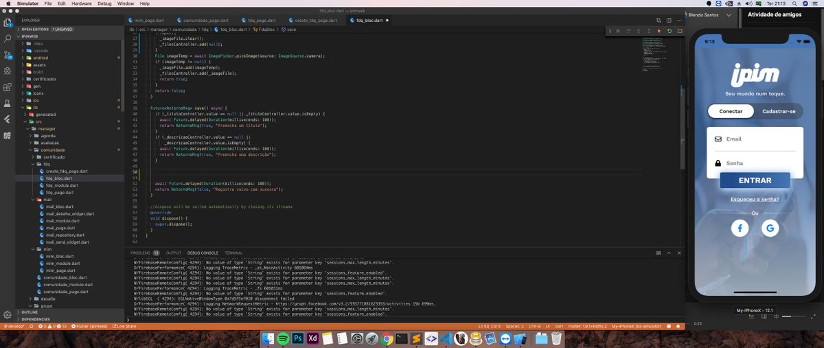 blendojs's tweet photo. Dedicação e amor por seu trabalho é o que descreve hoje um Dev/Full Stack. Cada dia estou me apaixonado por esse projeto 😍
#Flutter #Flutterando #FlutterBR #iPIM https://t.co/pXOB7lNIYv