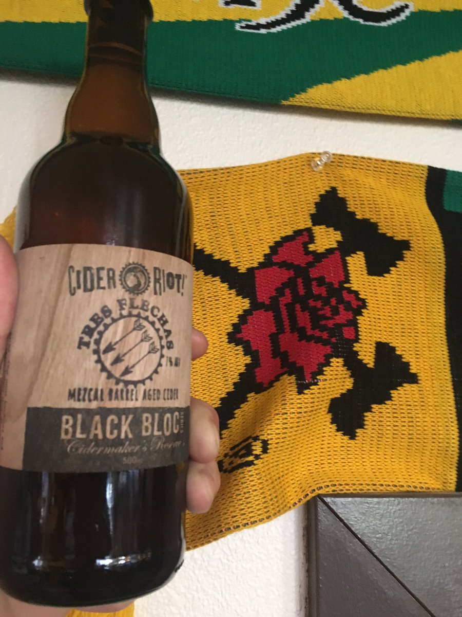 Cider Riot! (@ciderriot) on Twitter photo Drinking a celebratory Tres Flechas after reading <a href="/MLS/">Major League Soccer</a> has dropped its ban on the Iron Front. Well done to all the supporters around the league who got this done. <a href="/timbersarmy/">Timbers Army</a> Drinking a celebratory Tres Flechas after reading <a href="/MLS/">Major League Soccer</a> has dropped its ban on the Iron Front. Well done to all the supporters around the league who got this done. <a href="/timbersarmy/">Timbers Army</a>