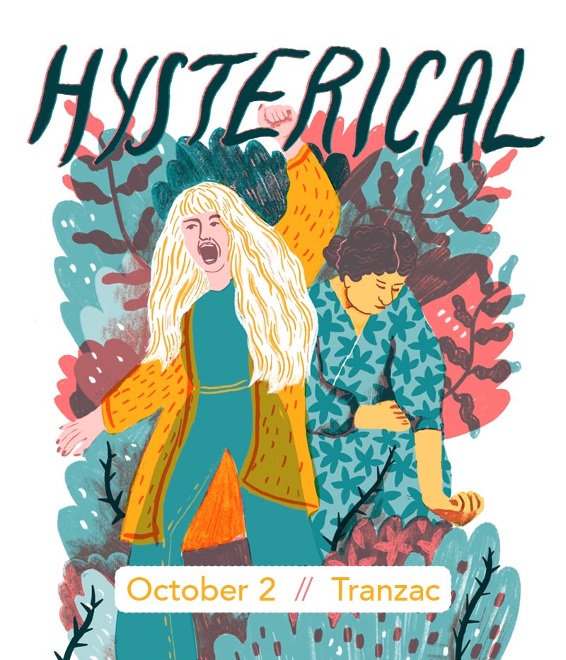 WithoutPretend's tweet photo. We’re so excited about our next event - HYSTERICAL: A Night of Stories! 

On October 2nd, come to the Tranzac &amp; hear from 10 incredible storytellers!

Tickets are still available:

https://t.co/JcMmazPk6h https://t.co/6UeilolrPl