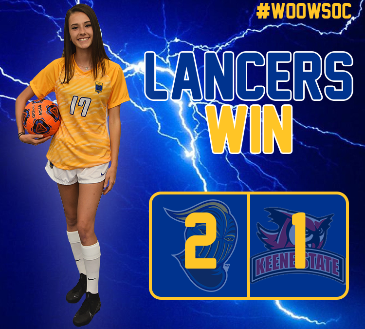 WSULancers's tweet photo. WSOC: LANCERS WIN! Worcester State wins a thriller over Keene State 2-1! #WooWSOC https://t.co/R7vTPoviCk