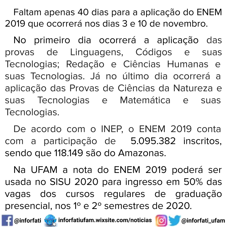 Ciência da natureza e suas tecnologias