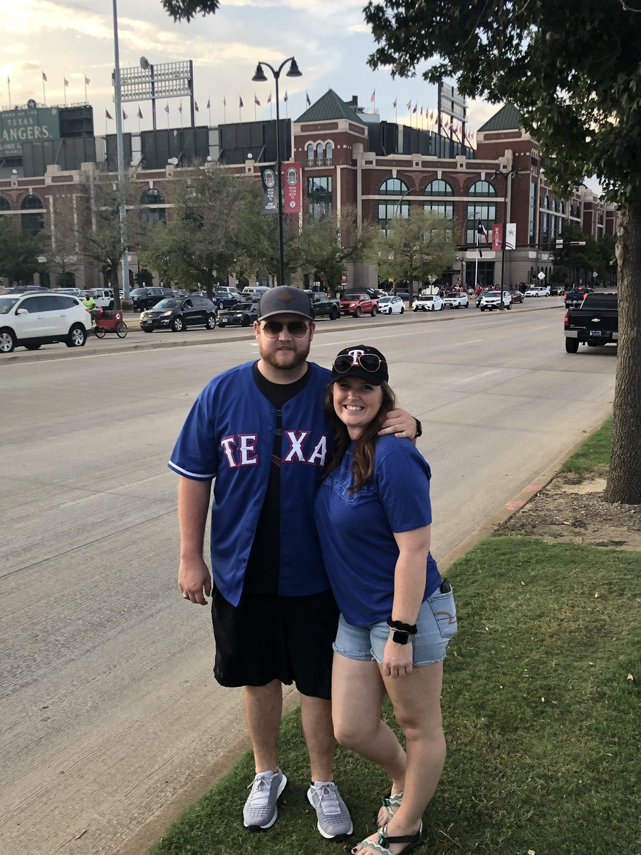 lorasides's tweet photo. Last game here at this ballpark that we will ever go to. #letsgorangers #myrangers https://t.co/Ys4BMsbKSI