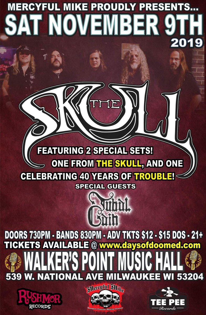 DaysOfTheDoomed's tweet photo. #doom #doommetal #theskull #troubletheskull #trouble https://t.co/O2IrlT0w2W