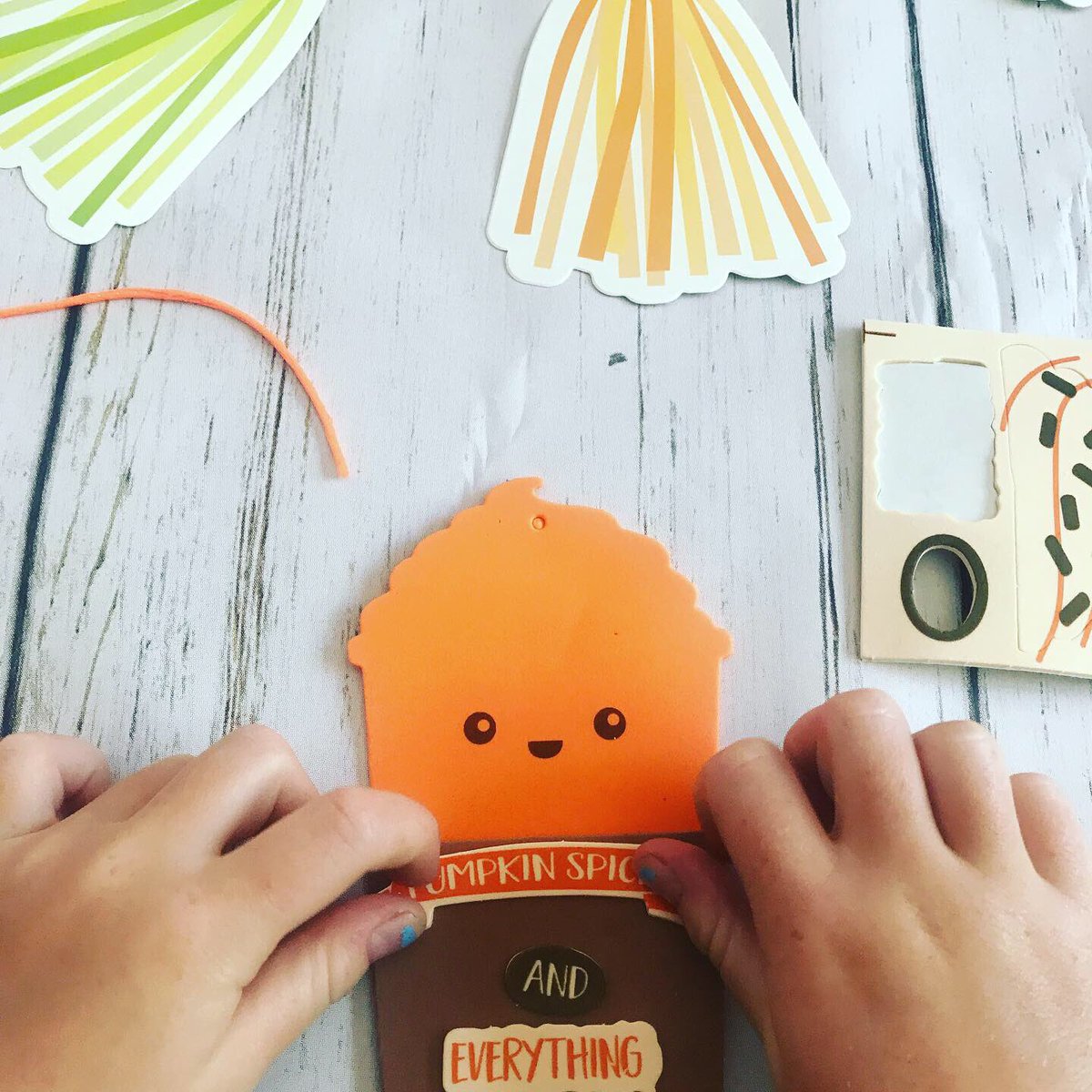 PSA: Pumpkin Spice Lattes might be considered “basic”, but this bulletin board definitely is not. Thanks <a href="/OrientalTrading/">Oriental Trading</a>!