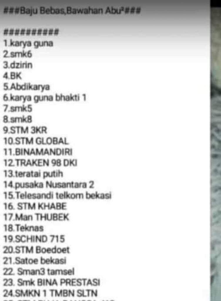 Sebelum nya maaf postingan saya hapus karna ada beberapa nomor diWA lupa saya blur 😭
#HidupMahasiswa 
#HidupPelajar 
#HidupSTM
#TolakRUUKUHP