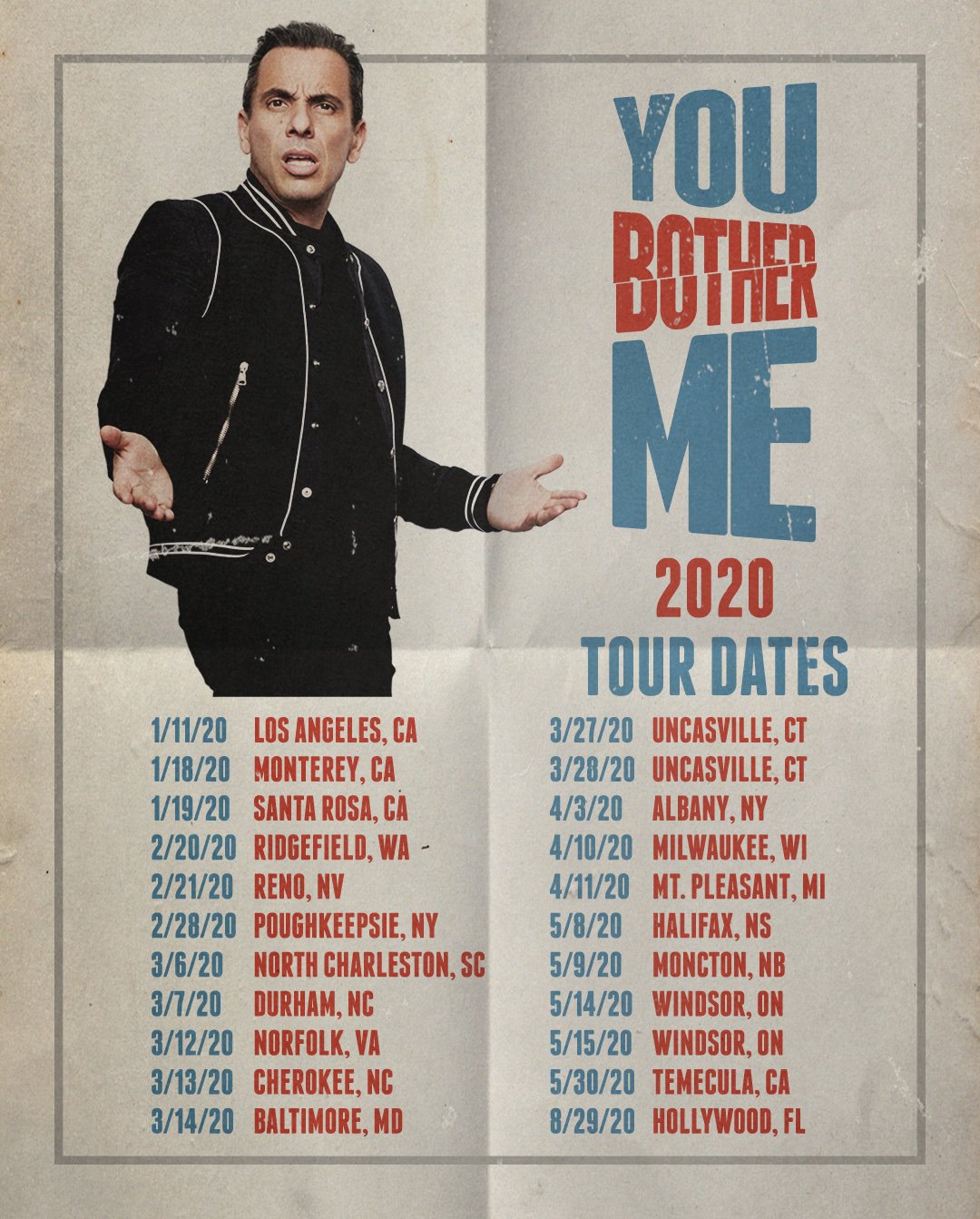 You Bother Me Mug – Sebastian Maniscalco