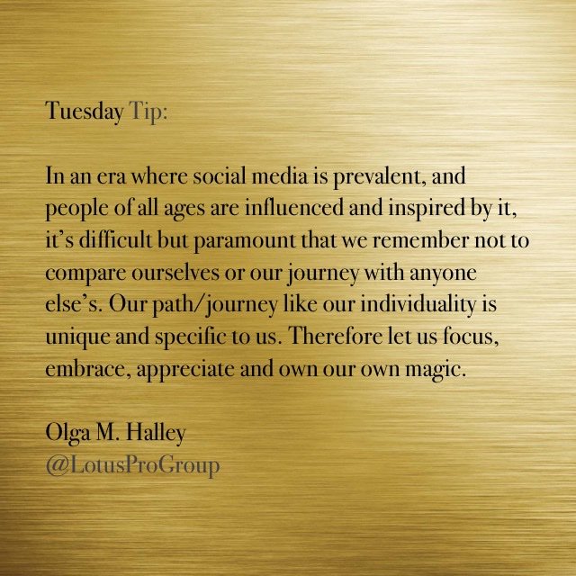 LotusProGroup's tweet photo. Today’s #TuesdayTip is about the impact social media can have on us and a reminder to remain focused on our own goals.
#LotusProfessionalGroup #LPG #talentmanagementconsultants #executivesearch #recruiting #hr #talentacquisition #professional #wealthmanagement #careeradvice https://t.co/z4aPAHK9LD