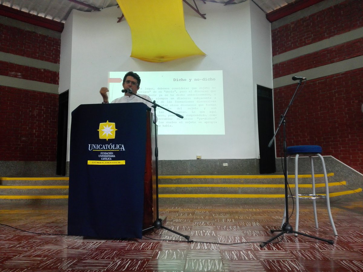 SabrososLos's tweet photo. Este martes 24 de septiembre,  se dió apertura a la #SemanadelaComunicacióCSPUnicatólica, donde se expusieron varias ponencias,  sobre periodismo con enfoque de genero, análisis de las nuevas formas de comunicación y experiencias laborales de egresados.  

@UnicatolicaCali https://t.co/Y0ZiHYvp4c