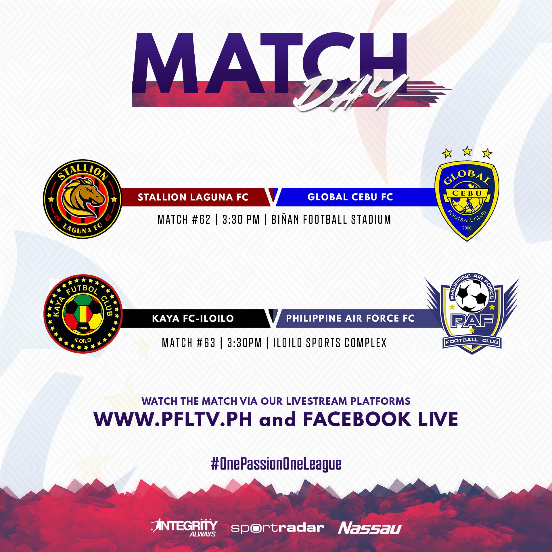 PFL Wednesday in Laguna and Iloilo
