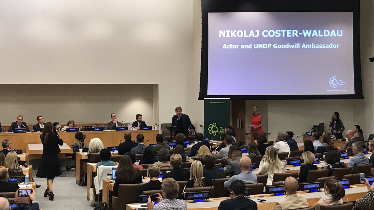 phylliskong's tweet photo. GoT actor, @nikolajcw, @UNDP Goodwill Ambassador, said biodiversity is not only about conversing the nature, but also about the people. We have to be all in together to protect the nature &amp; our next generation. #UNGA19 @LionsShareFund #SDGs https://t.co/veBRHf7yXw