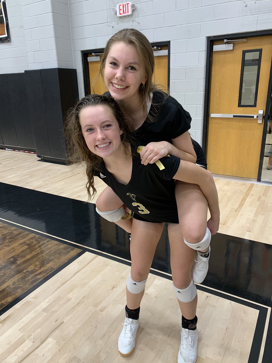 It took three sets tonight but we came out with the Win! 🏐💛 Great job ladies! <a href="/ROHOVolleyball/">RiderVolleyball</a> Players of the game- Libby and Lexi C