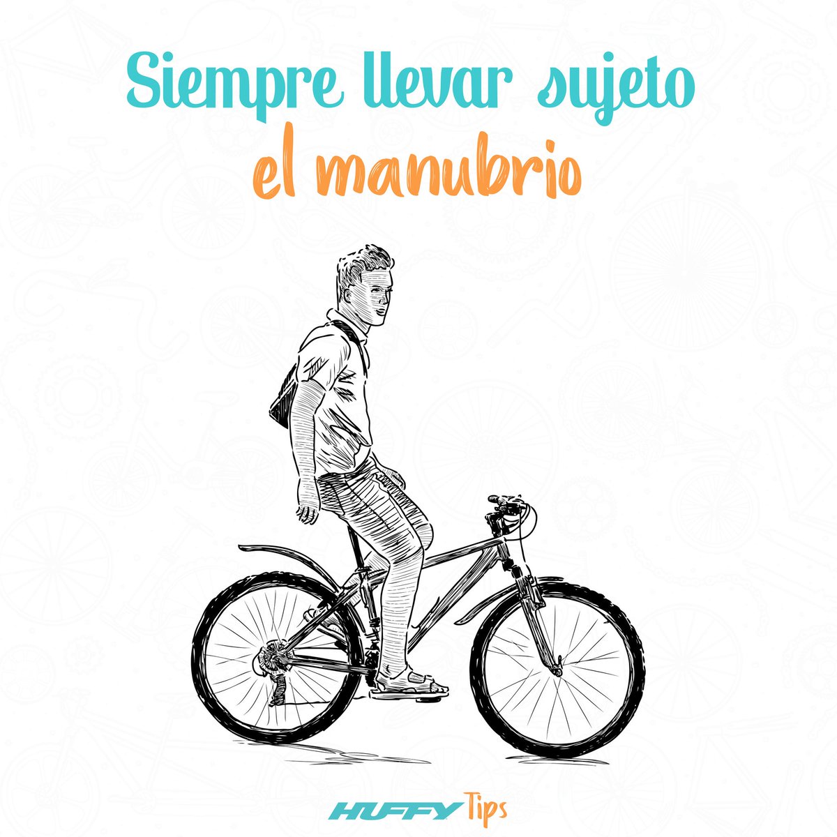 HuffyMexico's tweet photo. ⚠️Cualquier bache, peatón, ciclista, automóvilista o cualquier automotor que salga por sorpresa necesitará de todos nuestros sentidos y estabilidad arriba de nuestra bicicleta para evitar el accidente, siempre ir firme en el manubrio y atentos.
#Huffy #HuffyMéxico #HuffyTips https://t.co/egmevw4J2R