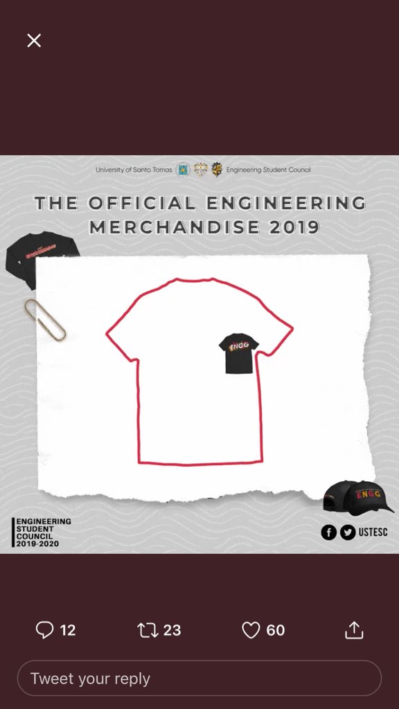 neiljanry's tweet photo. Ay gago sakto ‘to kanina e. Lumiit ata nung nilabhan. #EnggMerch2019 https://t.co/09IQiu3yP3