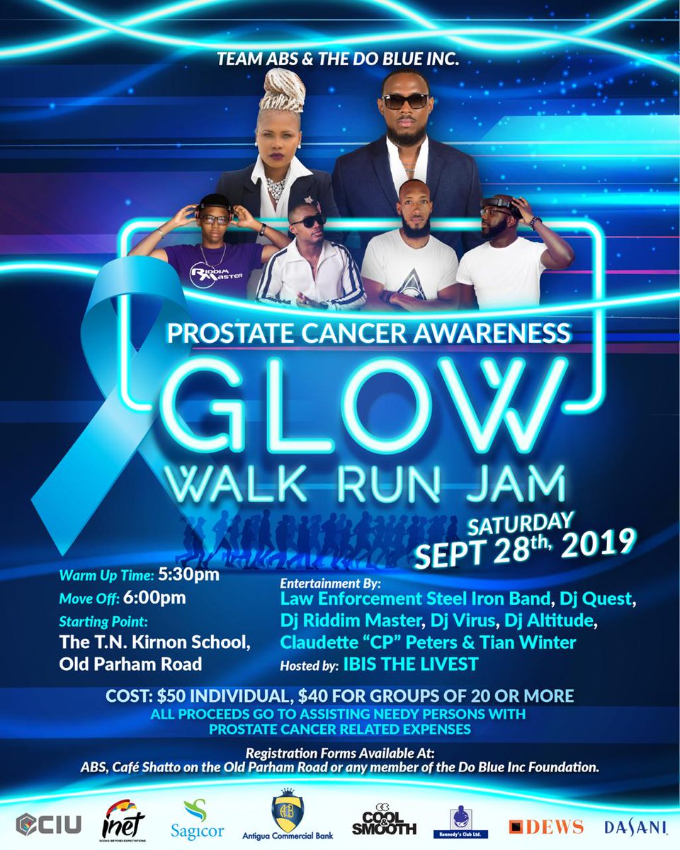 W🚶🏼‍♀. R. 🏃🏼J. 🕺🏻💃🏻🕺🏻 Prostate Cancer Awareness " Walk🚶🏼‍♀ Run 🏃🏼Jam 💃🏻🕺🏻💃🏻🕺🏻" pick up your packages today!!! 🎷🥁🎼🎺🎸🎻