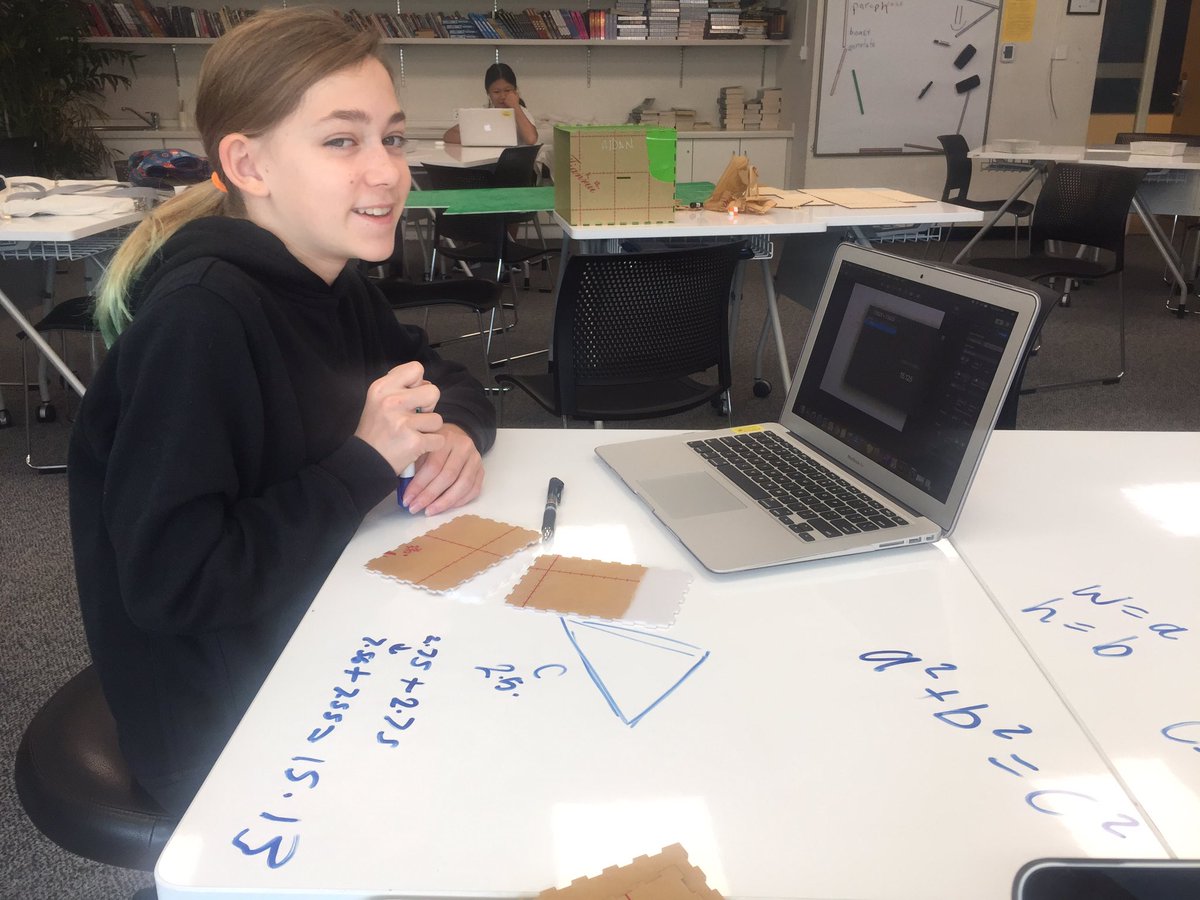 Using math to design stickers for our laser cut game cases. I love how interdisciplinary this class is! #STEM #LearnISB #gamedesign #DesignThinking 🎲🐉