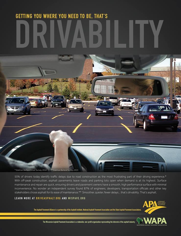 With asphalt, surface maintenance and repair are quick, ensuring drivers and pavement owners have a smooth, high performance surface with minimal inconvenience.