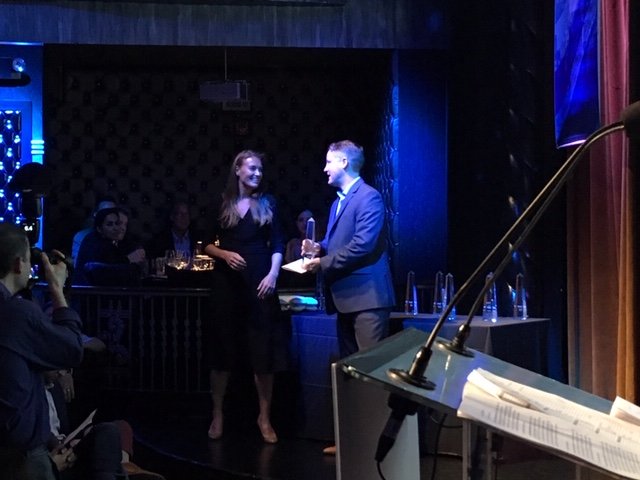 The award for Best RegTech Solution goes to Comply Advantage #FinovateAwards