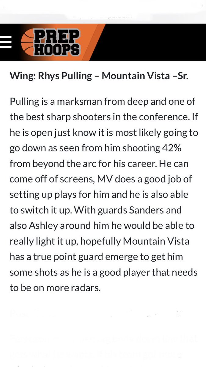 Thx <a href="/PrepHoopsCO/">Prep Hoops Colorado</a> &amp; the ❤️ for our galactic flyer Rhys Pulling (<a href="/cheesegodking1/">Rhys P</a>)! Rhys is listed on their hypothetical all-star team. While we’ve got the emerging PG covered...we’re even more excited for the emergence of 4 guys to get him the 🏀...whatever 4 on the floor w him!