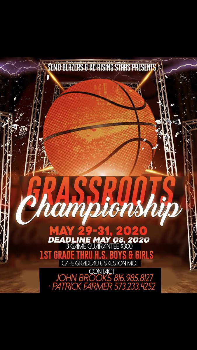 This Event Will Be One Of The Top Events In The Country To Attend. Hosted By The #6 Team In The Country Semo Blazers &amp; The KC Rising Stars