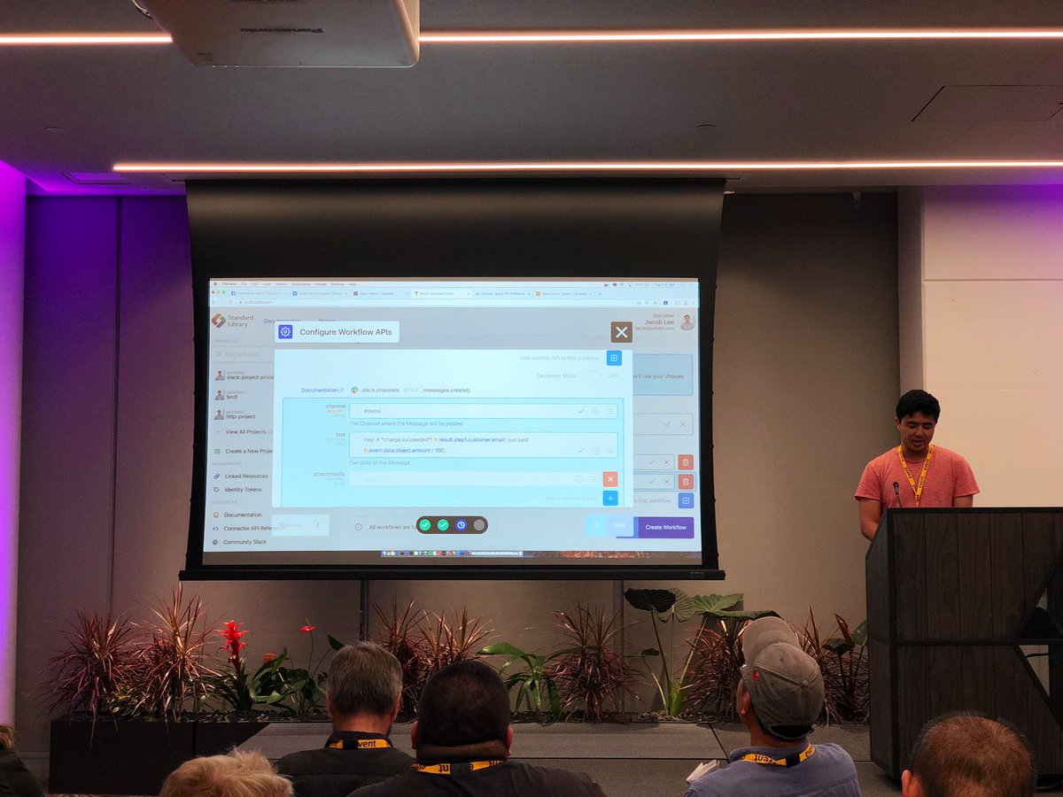 rea_loretta's tweet image. At #spcsf watching @Hacubu demo a Stripe charging flow through a custom Slack bot built on @StdLibHQ 🤓

Join the Slack Community and find us at future events!