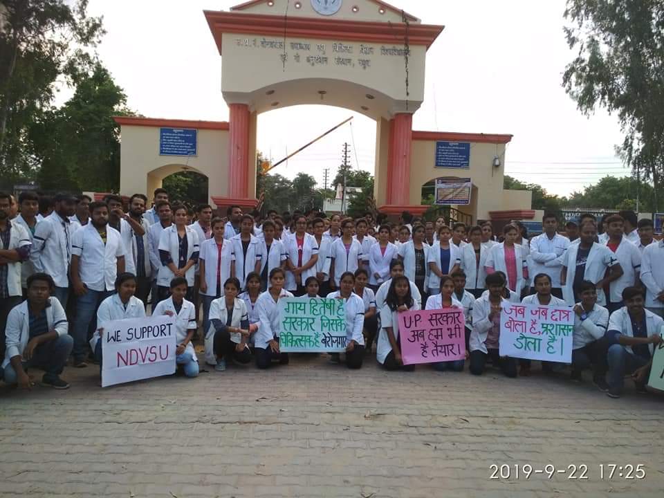 Veterinarians are craving for their existence. It's our request to <a href="/PMOIndia/">PMO India</a> <a href="/myogiadityanath/">Yogi Adityanath</a> <a href="/UPGovt/">Government of UP</a> please have a look on our condition. There are no vacancies from #7years in #UP and still we are waiting for your helping hands.
#supportveterinarians <a href="/ravishndtv/">ravish ndtv</a> <a href="/ndtv/">NDTV</a> <a href="/UPGovt/">Government of UP</a>