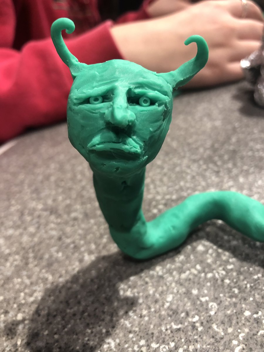 TechnologyEdScc's tweet photo. @WetaWorkshop tour and sculpture session. Design processes and hand on activity. @StCuthberts #playdoh #faces #part2 https://t.co/KegQUSIFTY