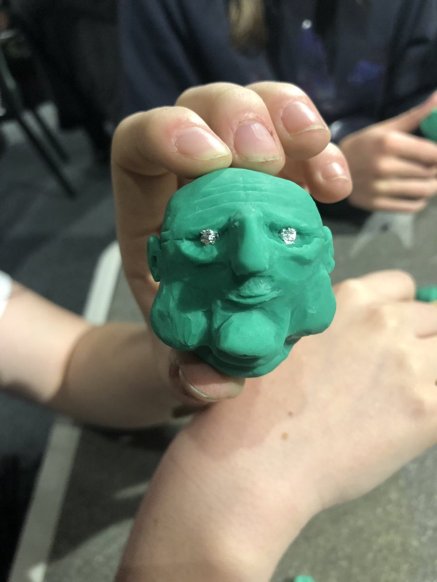 TechnologyEdScc's tweet photo. @WetaWorkshop tour and sculpture session. Design processes and hand on activity. @StCuthberts #playdoh #faces #part2 https://t.co/KegQUSIFTY