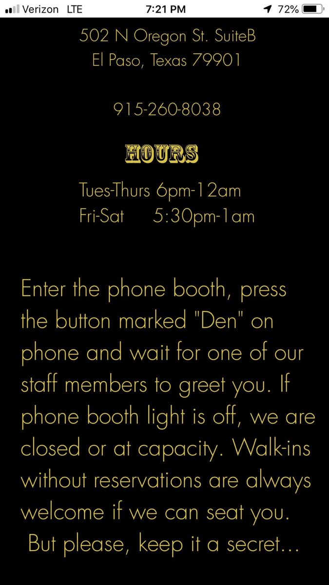 Come out @MilbIS tonight to #1922 #SpeakEasy in #ElPaso #Seeyouthere