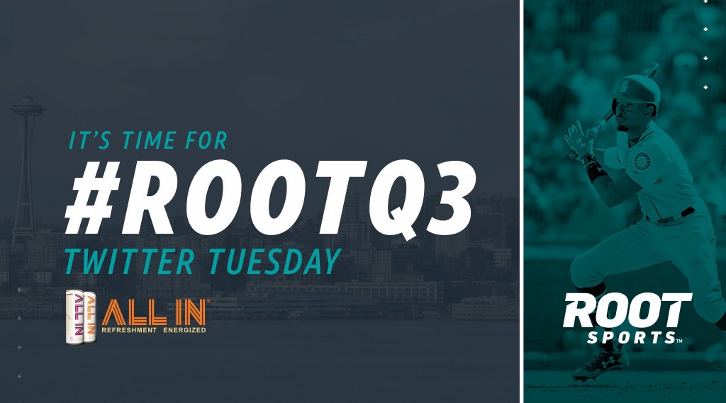ROOTSPORTS_NW's tweet photo. #ROOTQ3 | Who will lead off for the Mariners in the bottom of the seventh inning? For your chance to win a case of @DrinkAllIn Energy Drinks! https://t.co/3qII6V1TBj