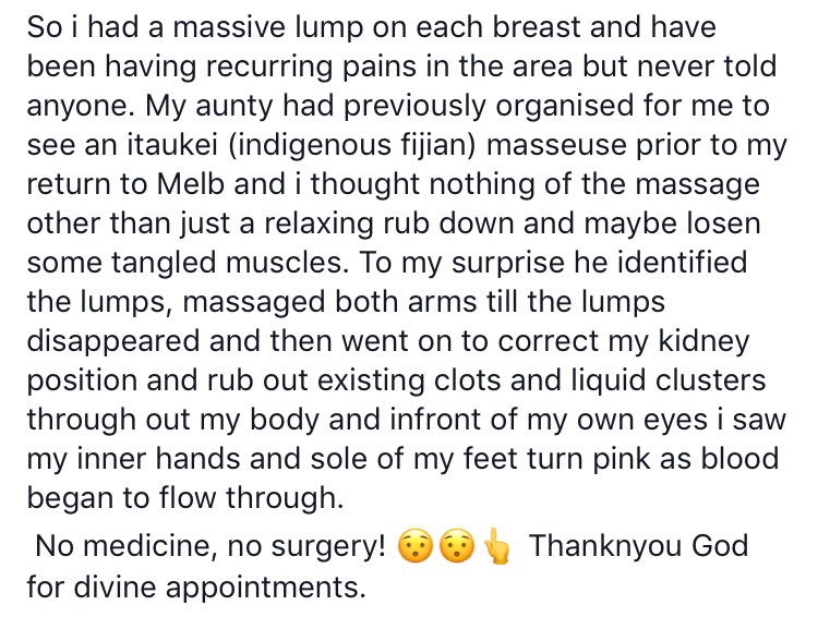 A friend posted this on her status today 👌🏿I'm been saying, the things Fijians can do is unmatched..ppl out here paying thousands and all we gotta do is Refer to a Fijian😏