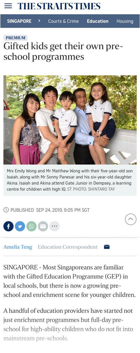mrbrown's tweet image. Preschool for “high IQ” kids???

Yes. We need elitism to start even earlier. Wonderful.

Please lah. Even Mensa requires a minimum age of 14 to take their internal admissions test.