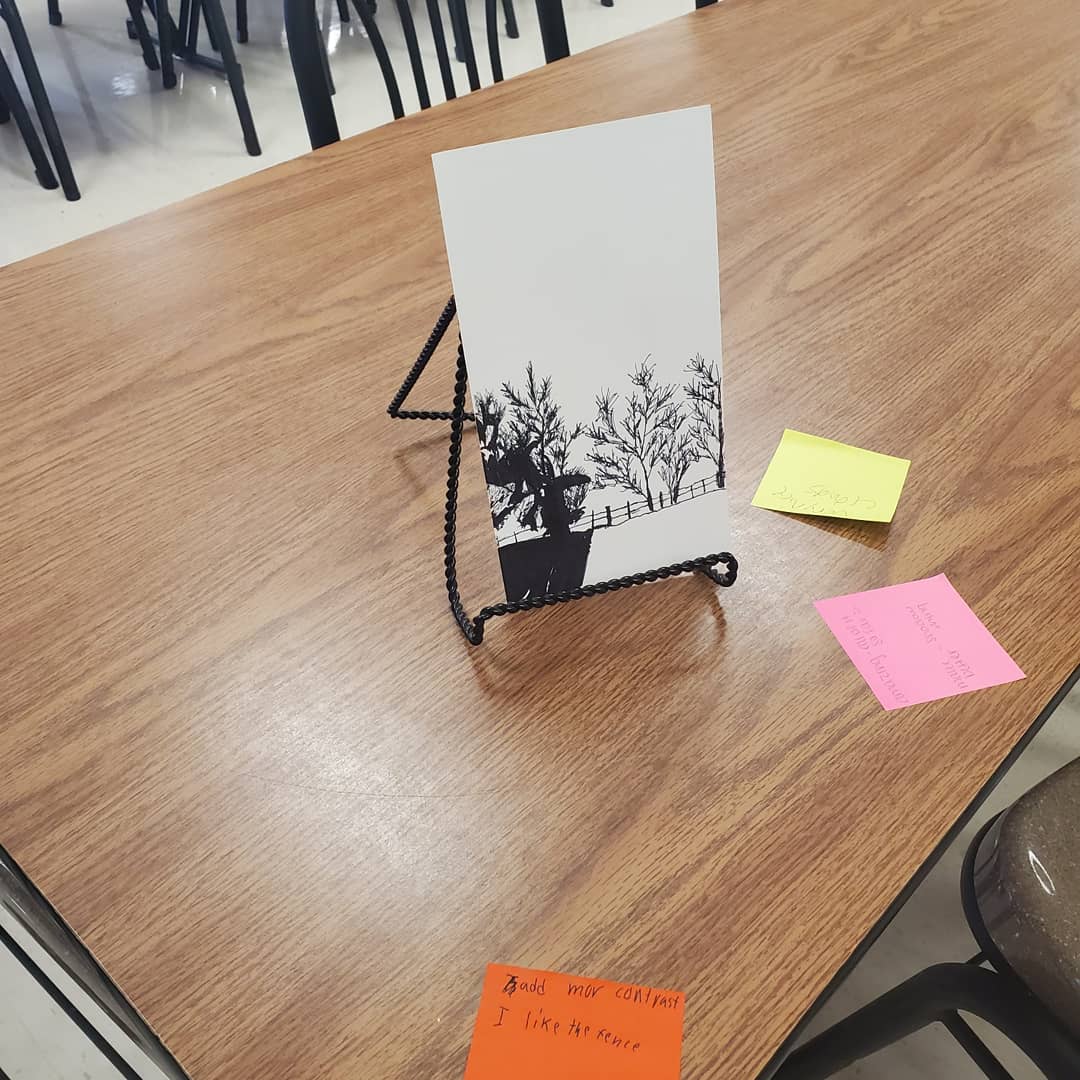 art_with_o's tweet image. Advanced art students first in progress crit!#weareone #neighborlypride #fhsartists #wip #chiaroscuro