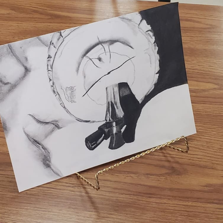 art_with_o's tweet image. Advanced art students first in progress crit!#weareone #neighborlypride #fhsartists #wip #chiaroscuro