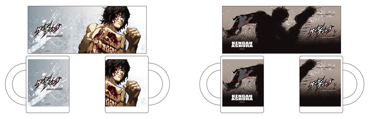 ケンガンアシュラ』グッズ情報！ 10月上旬発売予定、 カンバッジ・デカ