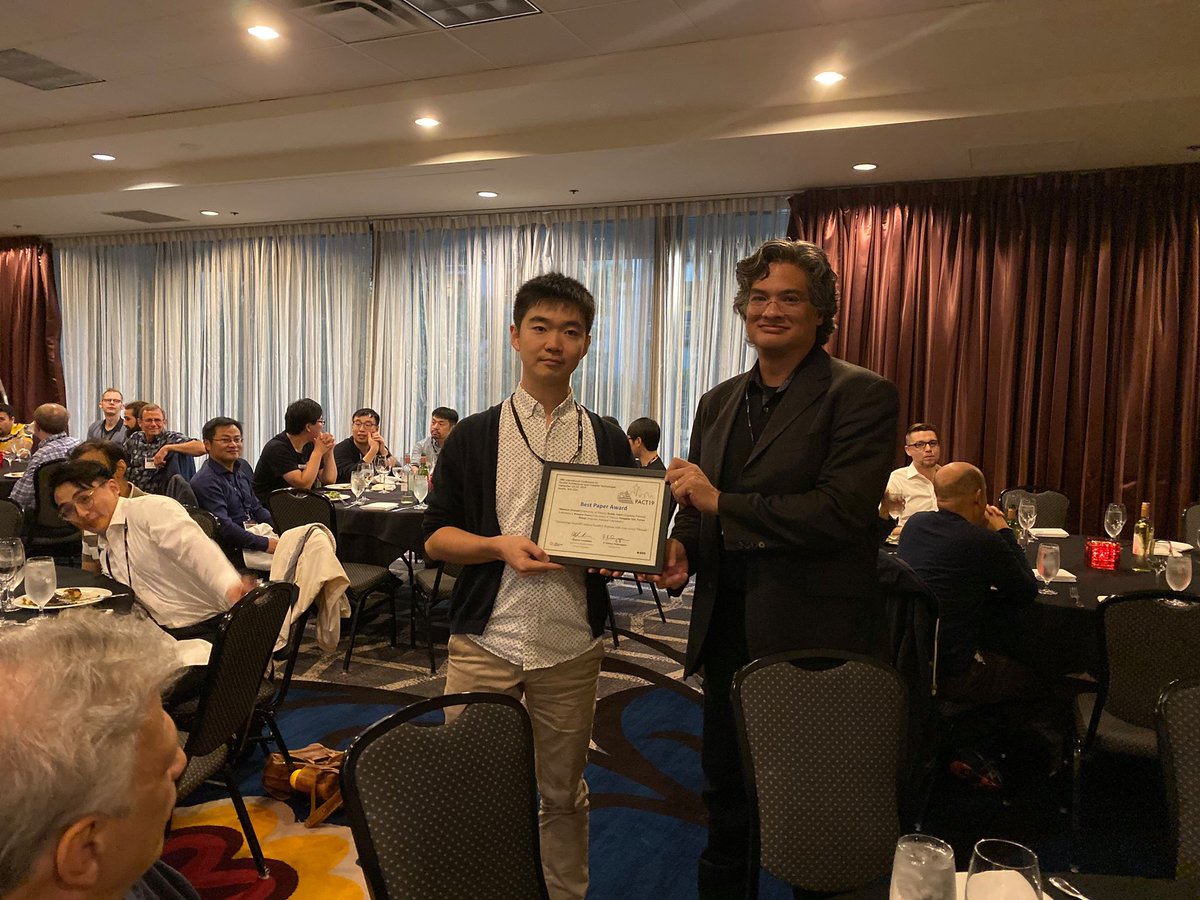 fruitfly1026's tweet photo. The best paper award of #PACT2019 goes to -- "Optimizing OpenMP Nested Parallel Regions with User-Level Threads" from the University of Tokyo @UTokyo_News_en and Argonne National Laboratory @argonne @pavan_balaji !  Congratulations!!! #pact19 https://t.co/w9PB4X52cg