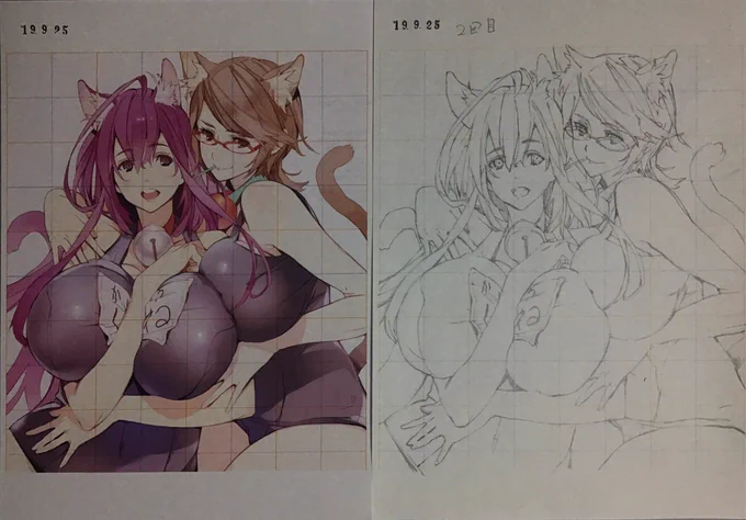 模写2回目。
以前も書きましたが、本気でモノにしたい絵は、同じ絵を何回も模写して覚える。 