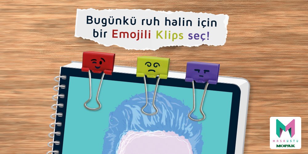 Bugün ruh halin nasıl? Keyifli misin, sinirli mi? Yoksa kafan mı karışık? Bugün nasıl hissetiğini gösterecek Emojili Klipsler Masaüstü'nde var!

Hangi Emojili Klips bugünkü ruh halini yansıtıyor? 😉😕😑