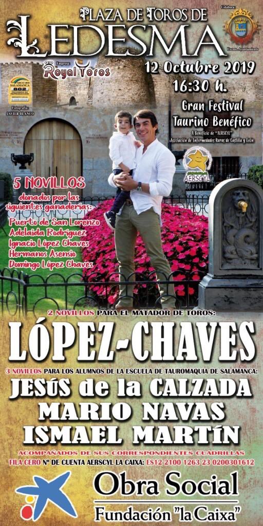 ptlopezchaves's tweet photo. Gesto de torerazo el de @DLopez_Chaves organizando este magnífico festival benéfico, solidario y de compromiso tanto con la sociedad, con los que más lo necesitan, con su pueblo como con su propia profesión!!

Llenemos #Ledesma el domingo 12 de octubre!!! https://t.co/GB3b2cCPM9