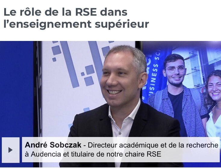 JenCGoodman's tweet photo. Preparing students for #meaningfulcareers and assessing the #environmentalimpact of #research - two ways we must #rethink the role of #businessschools for #grandchallenges and #energytransitions says @andresobczak @audencia #CSR #RSE #Sustainability https://t.co/Y7nzp5Hy4k https://t.co/zDxU5Kcdzg