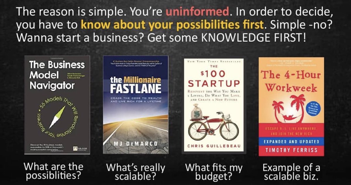 rgmdigitalmedia's tweet photo. Don’t know how to get started with your business idea? 🤯
#bookgems #InkMaster #goodread https://t.co/6OM01nijDW