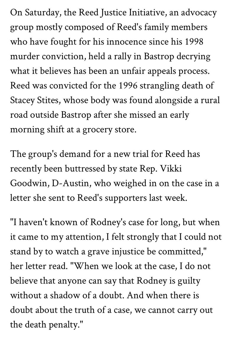 HelenJones2008's tweet photo. #BringRodneyhome he is innocent @helenprejean @khloekardashian @KimKardashian @realDonaldTrump @DrPhil @SusanSarandon @richardbranson @FreeRodneyReed pls don’t kill a innocent man clemency pls @GovAbbott https://t.co/q1W2pJ3CIv