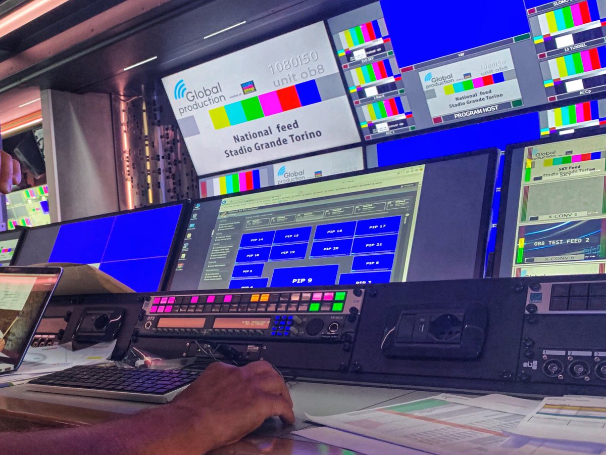 ChromalineS's tweet photo. Working on the #OB8 for Global Production S.r.l. - Euromedia Group. Pretty cool, isn’t it? #chromaline #globalproduction #euromediagroup #coolstuff #systemintegrator #broadcasting #makingthedifference #coolstuff https://t.co/TcmWosbs64