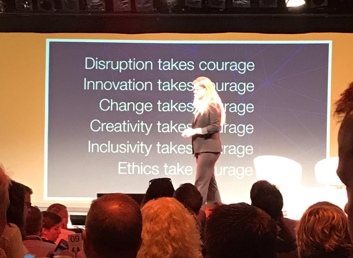 Claire_Amance's tweet photo. Change takes courage
Ethics takes courage
Innovation takes courage [...]
“We need courage to build the futur we want”
Kaila Colbin #bomasummit @bomagermany @bomafrance https://t.co/AtV9Bj569m