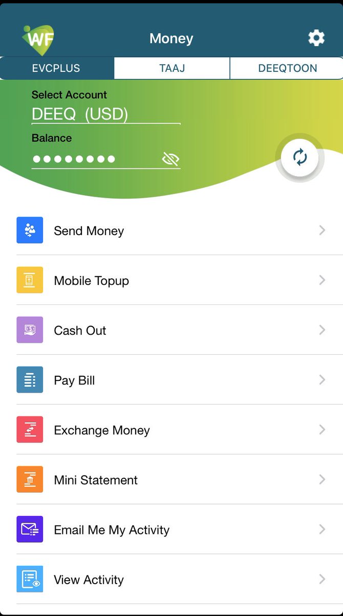 DeeqAfrika's tweet photo. What I like about using #WaafiApp is how easy it is for me to have access to my funds anytime & anywhere to pay bills, send remittance and access both my bank account and my mobile money such as #EVC & #ZAAD accountsπ. #fintech in #Somalia https://t.co/LVDuH71zBk