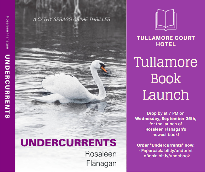 rosannaflan's tweet photo. Attention #CrimeThriller readers! I am holding a free launch event for my latest novel, "Undercurrents", TONIGHT and you are all invited!

🕖 Sep 25 @ 7 pm
🏨 Tullamore Court Hotel, O'Moore Street, Tullamore
💶 Ticket: Free, just turn up!
🎟 RSVP: https://t.co/qjsXWl3M6g https://t.co/v2SiAKWr0G