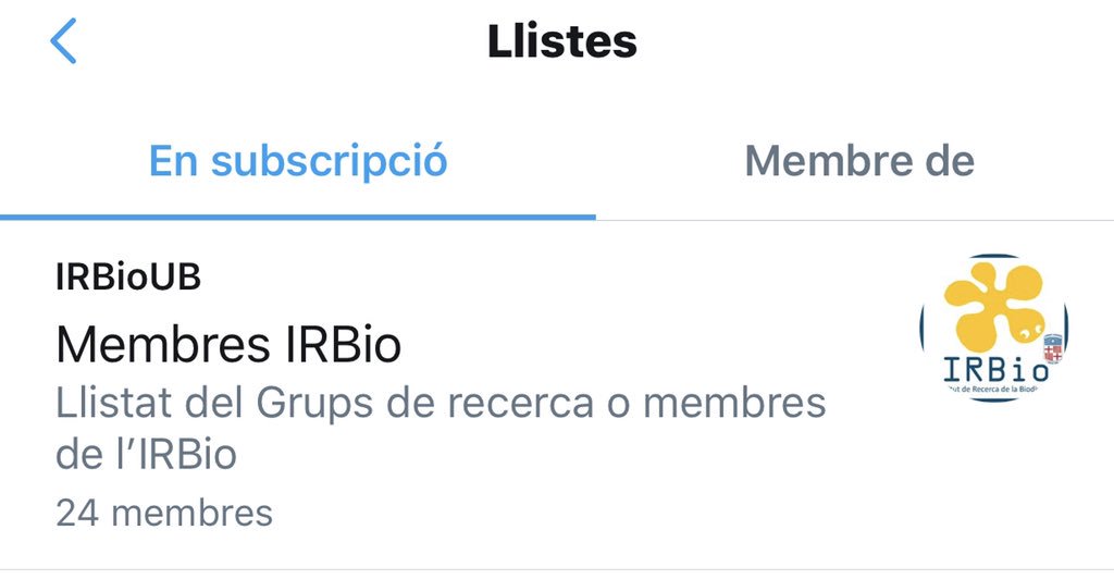 IRBioUB's tweet photo. Demanem 🙏🏻 que tots els membres de l’@IRBioUB a Twitter es subscriguin a la llista🌐👉🏻 https://t.co/adwuJAeGMT

Dijous començarem una campanya a per recolzar la #VagaClima #27S i necessitarem la vostra col·laboració, així com la de tots els seguidors. Ull viu!! RT https://t.co/1WUjMnETwA