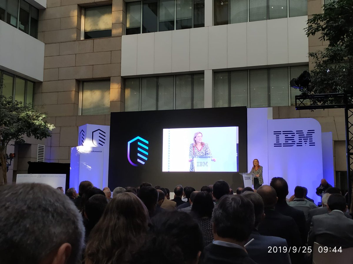 CyberSecurityES's tweet photo. Y hoy también nos encontramos en el #securitysummit19 de @IBM_ES 🔝🔝💥 #ciberseguridad https://t.co/lFaiiSl3dB
