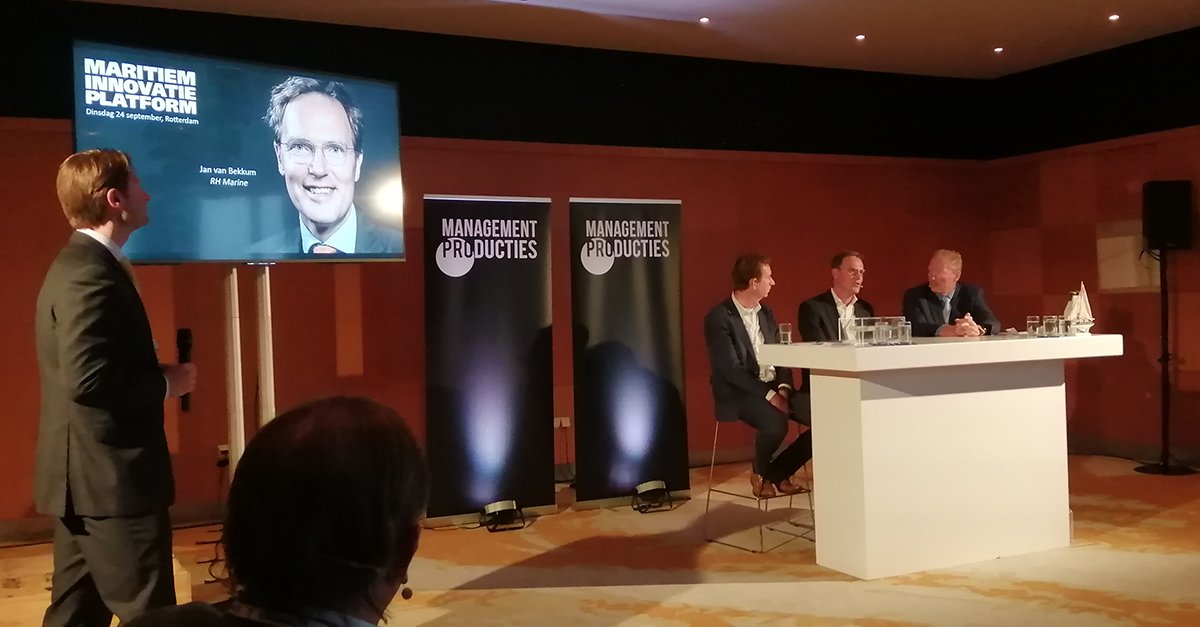 How can we speed up innovation in the Dutch maritime sector? Jan van Bekkum, Director Portfolio Management &amp; Innovation at RH Marine, shared his vision on this issue during a group discussion yesterday at the #MaritiemInnovatiePlatform